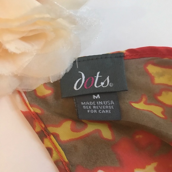 Cold Shoulder Split Open Back Blouse sz M - Picture 6 of 6